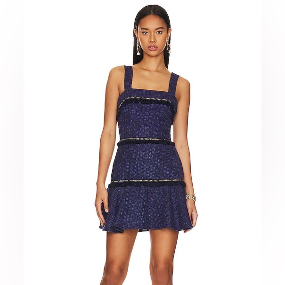 Amanda Uprichard Navy Mini Dress